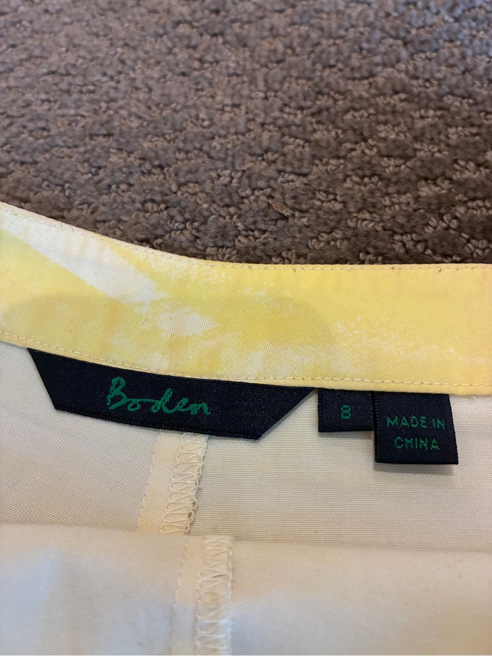 Boden Sailboat A-Line Skirt in Yellow, Blue and Red - Picture 3 of 6